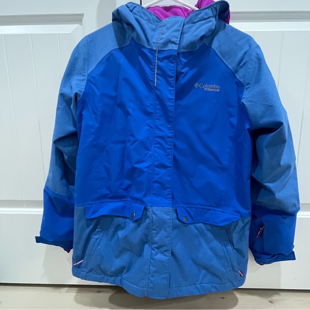 Girls Columbia Titanium Omni-Tech Heat Winter Jacket/Coat size XL 18-20